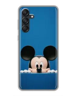 Чехол для Samsung Galaxy M55 5G с картинкой «Микки выглядывает»