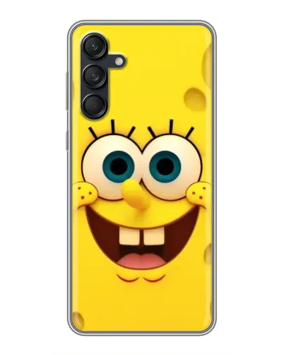 Чехол для Samsung Galaxy M55 5G с картинкой «Губка Боб улыбка»