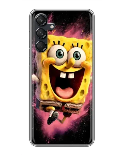 Чехол для Samsung Galaxy M55 5G с картинкой «Взрывной Спанч Боб»