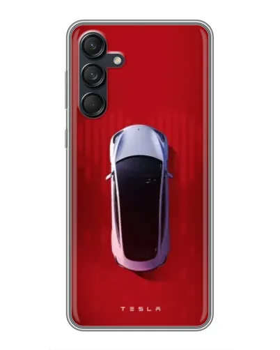 Чехол для Samsung Galaxy M55 5G с картинкой «Tesla Top View» Чехол для Samsung Galaxy M55 5G с картинкой «Tesla Top View»