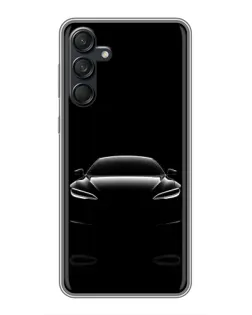 Чехол для Samsung Galaxy M55 5G с картинкой «Силуэт Tesla Night»