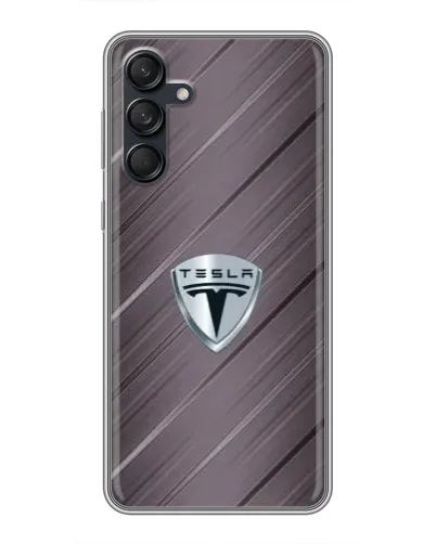Чехол для Samsung Galaxy M55 5G с картинкой «Металлическая текстура Tesla» Чехол для Samsung Galaxy M55 5G с картинкой «Металлическая текстура Tesla»