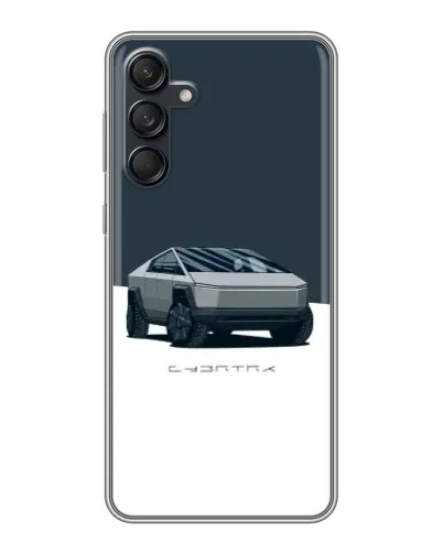 Чехол для Samsung Galaxy M55 5G с картинкой «Серебристый Cybertruck Tesla» Чехол для Samsung Galaxy M55 5G с картинкой «Серебристый Cybertruck Tesla»