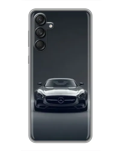 Чехол для Samsung Galaxy M55 5G с картинкой «Mercedes на черном» Чехол для Samsung Galaxy M55 5G с картинкой «Mercedes на черном»