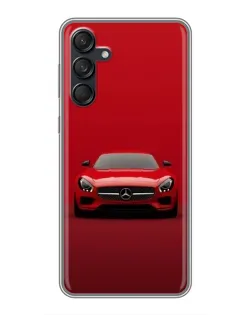 Чехол для Samsung Galaxy M55 5G с картинкой «Красный Mercedes AMG»