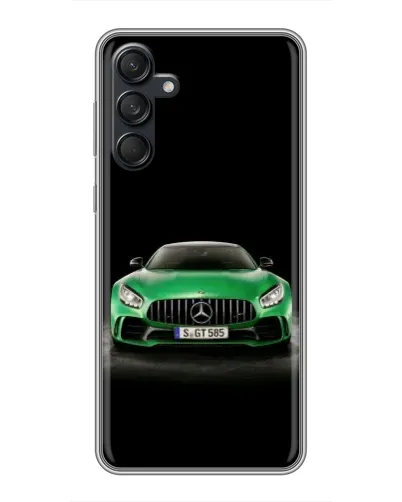 Чехол для Samsung Galaxy M55 5G с картинкой «Mercedes — неоновый лого» Чехол для Samsung Galaxy M55 5G с картинкой «Mercedes — неоновый лого»