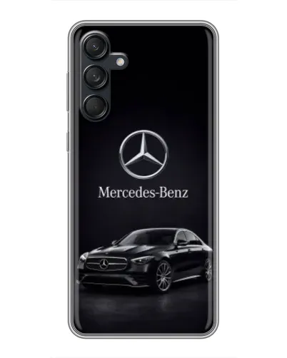 Чехол для Samsung Galaxy M55 5G с картинкой «Mercedes — решетка радиатора» Чехол для Samsung Galaxy M55 5G с картинкой «Mercedes — решетка радиатора»