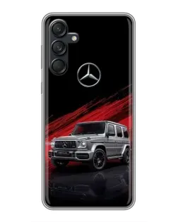 Чехол для Samsung Galaxy M55 5G с картинкой «Mercedes G-Class красный»