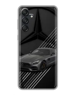Чехол для Samsung Galaxy M55 5G с картинкой «Mercedes AMG — графика»