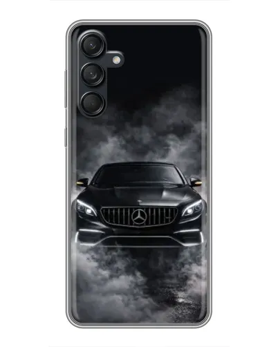 Чехол для Samsung Galaxy M55 5G с картинкой «Mercedes в дыму» Чехол для Samsung Galaxy M55 5G с картинкой «Mercedes в дыму»