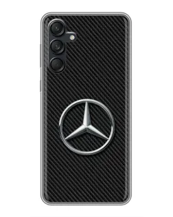 Чехол для Samsung Galaxy M55 5G с картинкой «Карбоновый Mercedes стиль»