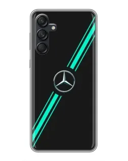 Чехол для Samsung Galaxy M55 5G с картинкой «Спортивные линии Mercedes»