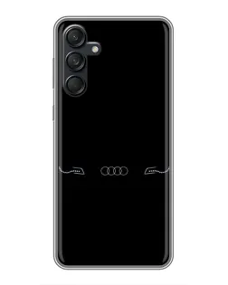 Чехол для Samsung Galaxy M55 5G с картинкой «Audi — световой подпись»