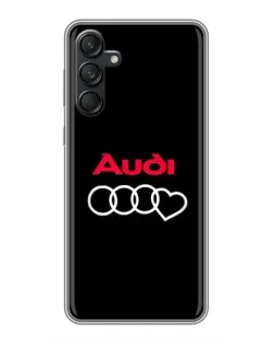 Чехол для Samsung Galaxy M55 5G с картинкой «Логотип Audi Heart»