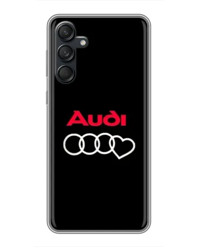 Чехол для Samsung Galaxy M55 5G с картинкой «Логотип Audi Heart»