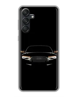 Чехол для Samsung Galaxy M55 5G с картинкой «Audi — ночной контур»
