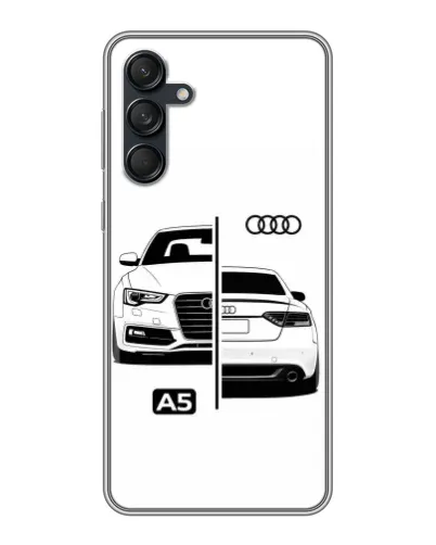 Чехол для Samsung Galaxy M55 5G с картинкой «Audi — контрастный дизайн»