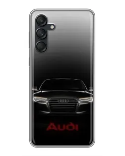 Чехол для Samsung Galaxy M55 5G с картинкой «Audi — градиентный контур»