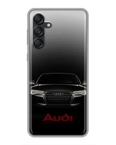 Чехол для Samsung Galaxy M55 5G с картинкой «Audi — градиентный контур»