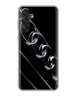 Чехол для Samsung Galaxy M55 5G с картинкой «Audi — абстрактные кольца»