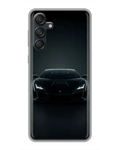 Чехол для Samsung Galaxy M55 5G с картинкой «Черный Lamborghini Aventador»