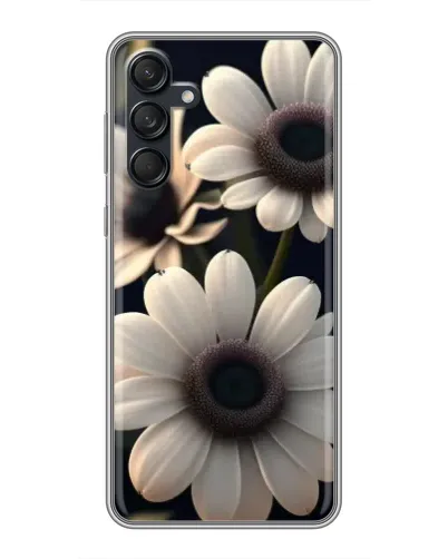 Чехол для Samsung Galaxy M55 5G с картинкой «Белые маргаритки макро» Чехол для Samsung Galaxy M55 5G с картинкой «Белые маргаритки макро»
