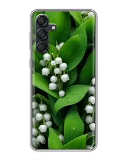 Чехол для Samsung Galaxy M55 5G с картинкой «Ландыши в зелени»