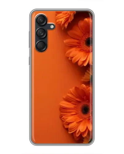 Чехол для Samsung Galaxy M55 5G с картинкой «Оранжевые герберы» Чехол для Samsung Galaxy M55 5G с картинкой «Оранжевые герберы»