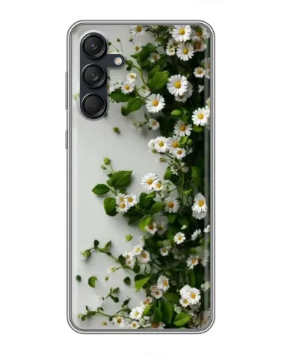 Чехол для Samsung Galaxy M55 5G с картинкой «Ветка мелких белых цветов» Чехол для Samsung Galaxy M55 5G с картинкой «Ветка мелких белых цветов»