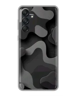 Чехол для Samsung Galaxy M55 5G с картинкой «Темный абстрактный камуфляж»