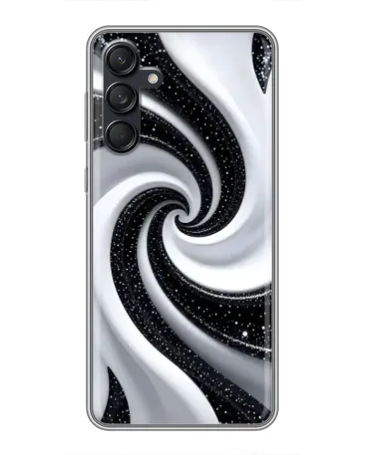 Чехол для Samsung Galaxy M55 5G с картинкой «Черно-белая спираль» Чехол для Samsung Galaxy M55 5G с картинкой «Черно-белая спираль»