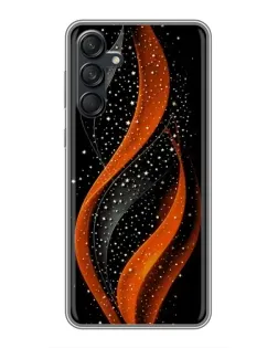 Чехол для Samsung Galaxy M55 5G с картинкой «Огненная звездная волна»