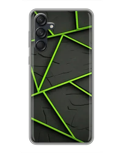 Чехол для Samsung Galaxy M55 5G с картинкой «Зеленые геометрические линии» Чехол для Samsung Galaxy M55 5G с картинкой «Зеленые геометрические линии»