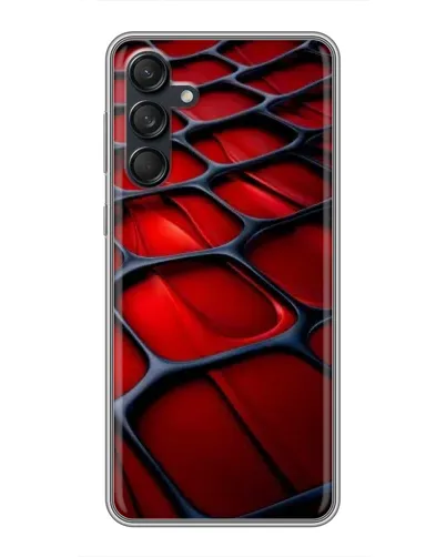 Чехол для Samsung Galaxy M55 5G с картинкой «Красная глянцевая сетка» Чехол для Samsung Galaxy M55 5G с картинкой «Красная глянцевая сетка»
