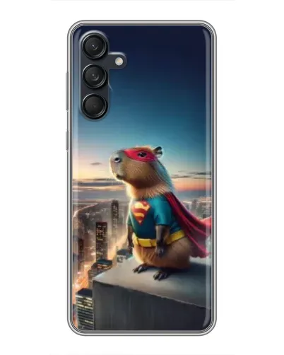 Чехол для Samsung Galaxy M55 5G с картинкой «Капи-мен супергерой» Чехол для Samsung Galaxy M55 5G с картинкой «Капи-мен супергерой»