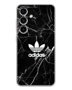 Чехол для Samsung Galaxy M56 с картинкой «Белый мрамор Adidas»