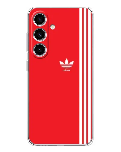 Чехол для Samsung Galaxy M56 с картинкой «Красный минимализм Adidas» Чехол для Samsung Galaxy M56 с картинкой «Красный минимализм Adidas»