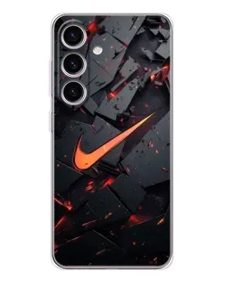 Чехол для Samsung Galaxy M56 с картинкой «Nike — эффект разломов» Чехол для Samsung Galaxy M56 с картинкой «Nike — эффект разломов»