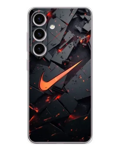 Чехол для Samsung Galaxy M56 с картинкой «Nike — эффект разломов» Чехол для Samsung Galaxy M56 с картинкой «Nike — эффект разломов»