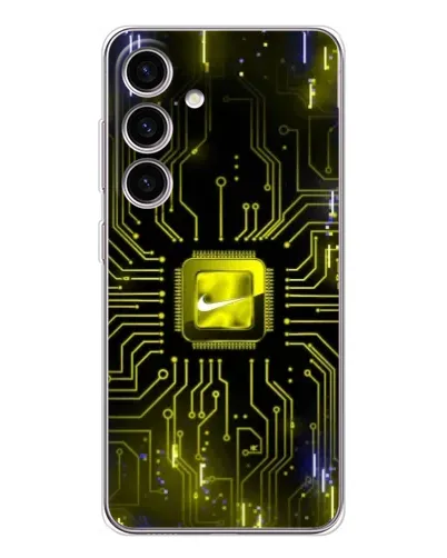 Чехол для Samsung Galaxy M56 с картинкой «Nike — золотая искра» Чехол для Samsung Galaxy M56 с картинкой «Nike — золотая искра»