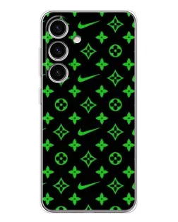 Чехол для Samsung Galaxy M56 с картинкой «Неоновый принт LV»