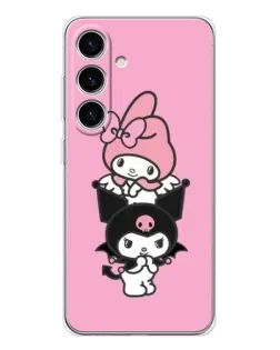 Чехол для Samsung Galaxy M56 с картинкой «My Melody и Kuromi»