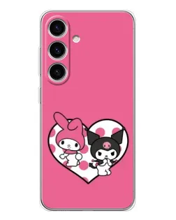 Чехол для Samsung Galaxy M56 с картинкой «Kuromi и My Melody»