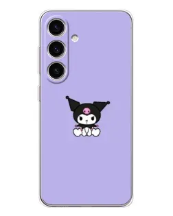 Чехол для Samsung Galaxy M56 с картинкой «Kuromi — фиолетовый минимализм»