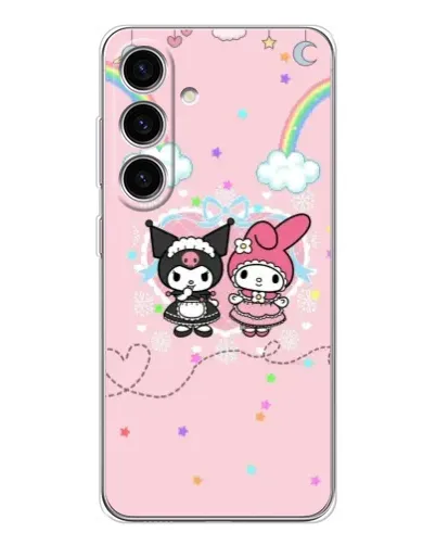 Чехол для Samsung Galaxy M56 с картинкой «My Melody и Kuromi»