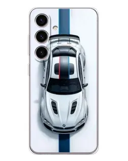 Чехол для Samsung Galaxy M56 с картинкой «Вид сверху — BMW M» Чехол для Samsung Galaxy M56 с картинкой «Вид сверху — BMW M»