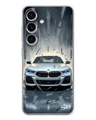 Чехол для Samsung Galaxy M56 с картинкой «BMW в свете фар» Чехол для Samsung Galaxy M56 с картинкой «BMW в свете фар»