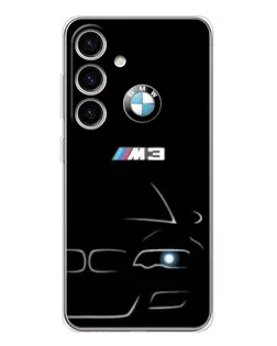 Чехол для Samsung Galaxy M56 с картинкой «Минималистичный принт BMW M3»