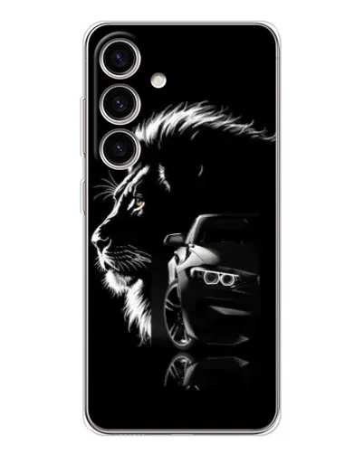 Чехол для Samsung Galaxy M56 с картинкой «BMW и лев» Чехол для Samsung Galaxy M56 с картинкой «BMW и лев»