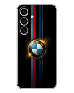 Чехол для Samsung Galaxy M56 с картинкой «BMW M-Power неон»